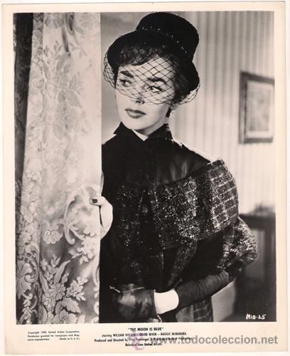 Cin&eacute;ma: FCJ 13243D DAWN ADDAMS THE MOON IS BLUE FOTO ORIGINAL B/N AMERICANA