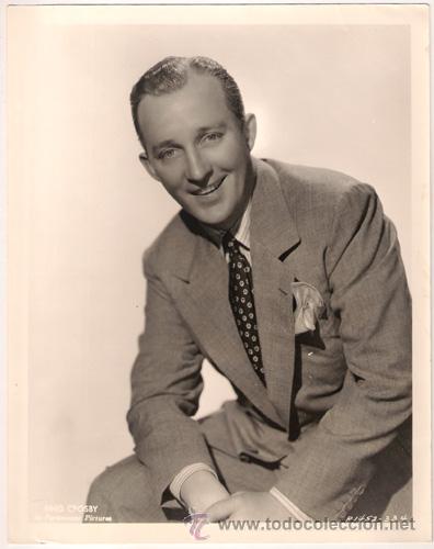 Cine: FCJ 11730D BING CROSBY FOTO ORIGINAL B/N AMERICANA