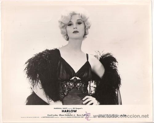Kino: FCJ 6369 CAROL LYNLEY HARLOW FOTO ORIGINAL B/N AMERICANA