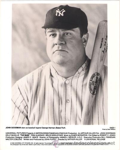 Cin&eacute;ma: FCJ 6424 JOHN GOODMAN THE BABE FOTO B/N ORIGINAL AMERICANA
