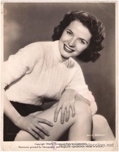 Kino: FCJ 12981D POLLY BERGEN FOTO B/N ORIGINAL AMERICANA