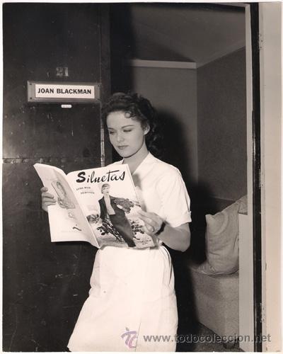 Kino: FCJ 6446 JOAN BLACKMAN FOTO B/N ORIGINAL AMERICANA