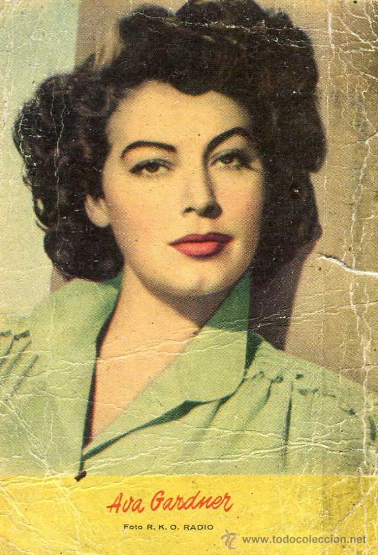 Cine: AVA GARDNER CALENDARIO ORIGINAL 1957