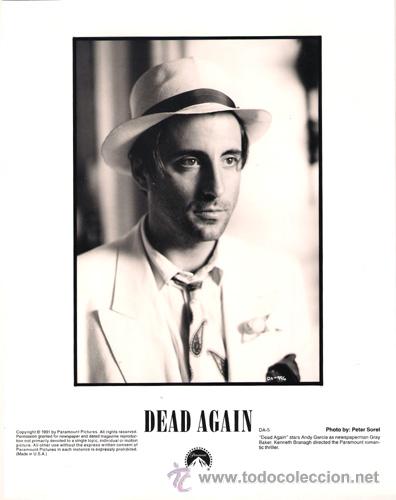 Kino: FCJ 6485 ANDY GARCIA MORIR TODAVIA FOTO B/N ORIGINAL AMERICANA