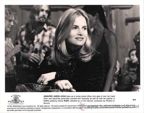 Kino: FCJ 6488 JENNIFER JASON LEIGH HASTA EL LIMITE FOTO B/N ORIGINAL AMERICANA