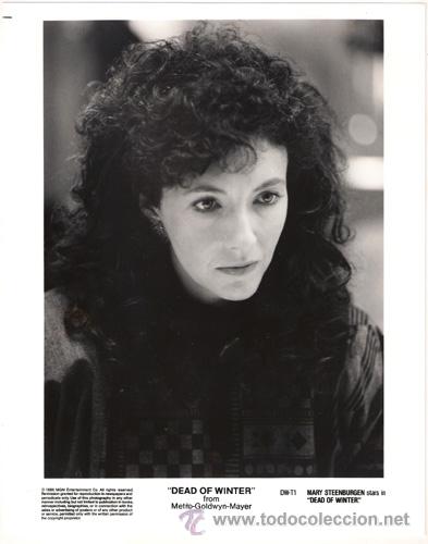 Kino: FCJ 6507 MARY STEENBURGEN MUERTE EN EL INVIERNO FOTO B/N ORIGINAL AMERICANA