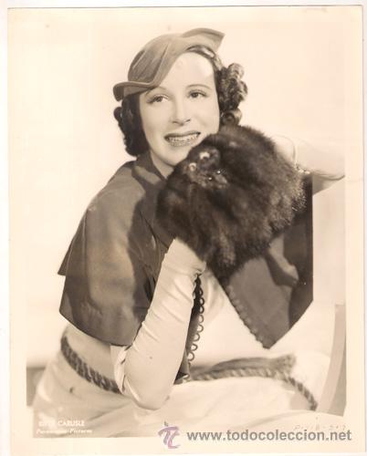 Cine: FCJ 12845D KITTY CARLISLE FOTO B/N ORIGINAL AMERICANA