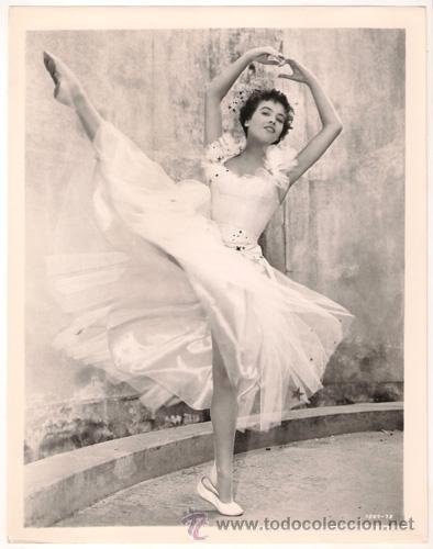 Kino: FCJ 12844D LESLIE CARON FOTO B/N ORIGINAL AMERICANA