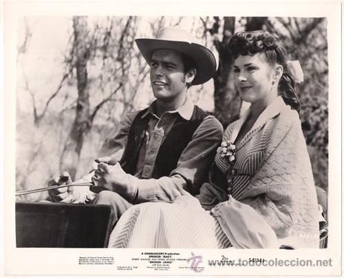 Cine: FCJ 13839D ROBERT WAGNER JEAN PETERS LANZA ROTA FOTO B/N ORIGINAL AMERICANA