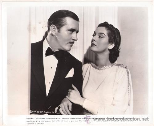 Kino: FCJ 6670 JOHN BOLE ROSALIND RUSSELL LA MUJER SIN ALMA FOTO B/N ORIGINAL AMERICANA