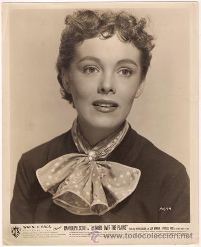 Kino: FCJ 12829D PHYLLIS KIRK THUNDER OVER THE PLAINS FOTO B/N ORIGINAL AMERICANA