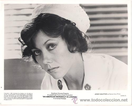 Kino: FCJ 6743 JENNY AGUTTER UN HOMBRE LOBO AMERICANO EN LONDRES FOTO B/N ORIGINAL AMERICANA