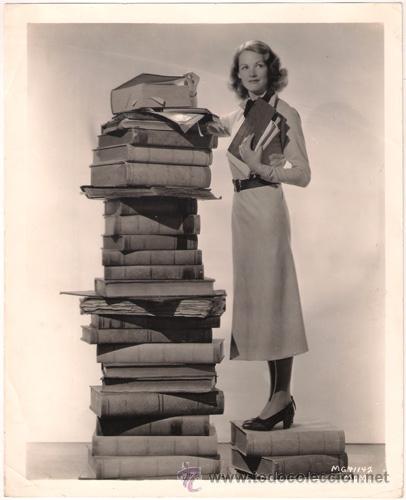Kino: FCJ 13223D ELIZABETH ALLAN FOTO B/N ORIGINAL AMERICANA