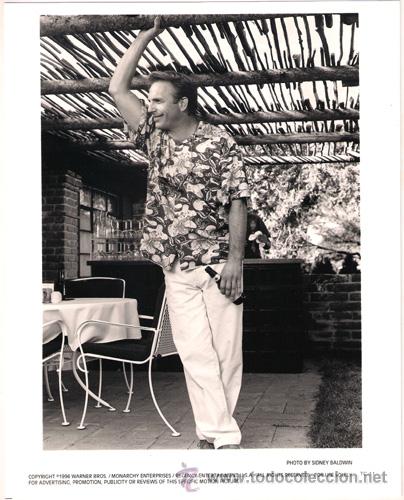 Cinema: FCJ 6766 KEVIN COSTNER, FOTO B/N ORIGINAL AMERICANA