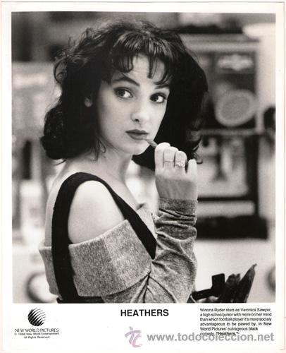 Cin&eacute;ma: FCJ 6767 WINONA RYDER ESCUELA DE JOVENES ASESINOS FOTO B/N ORIGINAL AMERICANA