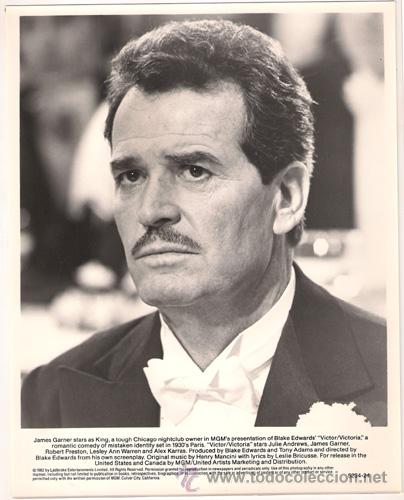 Cinema: FCJ 6862 JAMES GARNER VICTOR O VICTORIA FOTO B/N ORIGINAL AMERICANA