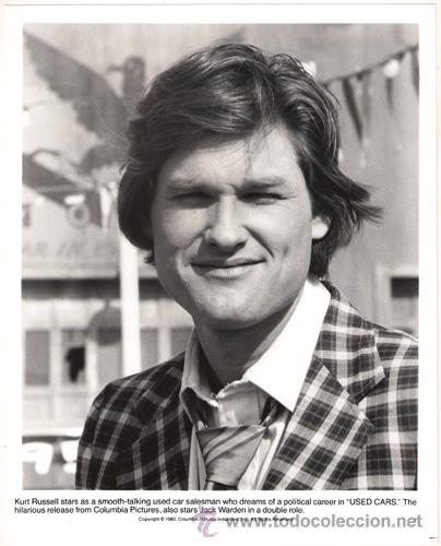Kino: FCJ 6870 KURT RUSSELL FRENOS ROTOS COCHES LOCOS FOTO B/N ORIGINAL AMERICANA