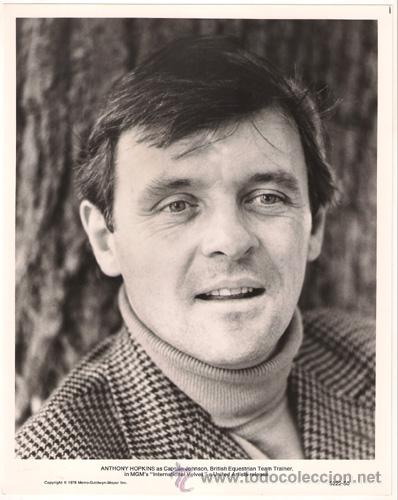 Cin&eacute;ma: FCJ 6872 ANTHONY HOPKINS DOBLE TRIUNFO FOTO B/N ORIGINAL AMERICANA