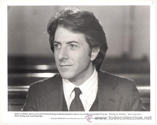 Kino: FCJ 6873 DUSTIN HOFFMAN KRAMER CONTRA KRAMER FOTO B/N ORIGINAL AMERICANA