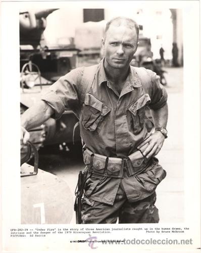 Cinema: FCJ 6890 ED HARRIS BAJO EL FUEGO FOTO B/N ORIGINAL AMERICANA