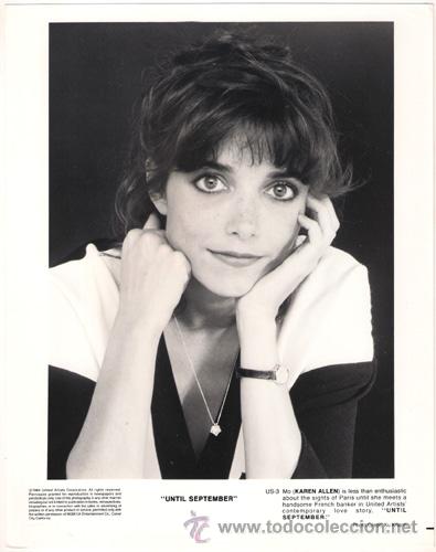 Kino: FCJ 6905 KAREN ALLEN UN AMANTE FRANCES FOTO B/N ORIGINAL AMERICANA