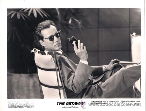 Kino: FCJ 6916 JAMES WOODS LA HUIDA FOTO B/N ORIGINAL AMERICANA