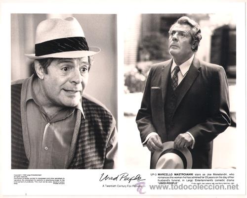 Kino: FCJ 6935 MARCELLO MASTROIANNI USED PEOPLE FOTO B/N ORIGINAL AMERICANA