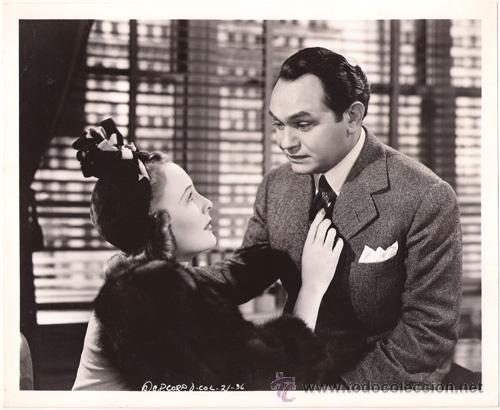 Kino: FCJ 14090D EDWARD G. ROBINSON FOTO B/N ORIGINAL AMERICANA