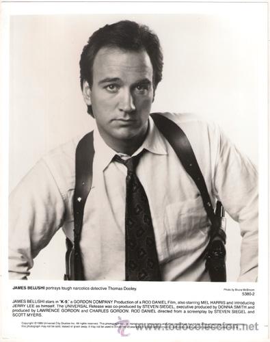 Kino: FCJ 6964 JAMES BELUSHI SUPER AGENTE K-9 FOTO B/N ORIGINAL AMERICANA
