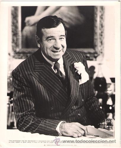 Kino: FCJ 6970 WALTER MATTHAU EL TRYHAN Y SU PRENDA FOTO B/N ORIGINAL AMERICANA