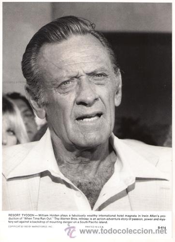 Cin&eacute;ma: FCJ 7002 WILLIAM HOLDEN EL DIA DEL FIN DEL MUNDO FOTO B/N ORIGINAL AMERICANA