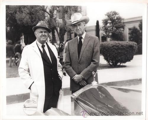 Cine: FCJ 7037 JAMES STEWART JOHN MCGIVER TV THE JIMMY STEWART SHOW FOTO B/N ORIGINAL AMERICANA