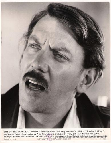 Cin&eacute;ma: FCJ 7046 DONALD SUTHERLAND MATERIAL AMERICANO FOTO B/N ORIGINAL AMERICANA