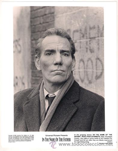 Kino: FCJ 7051 PETER POSTLEWAITE EN EL NOMBRE DEL PADRE FOTO B/N ORIGINAL AMERICANA