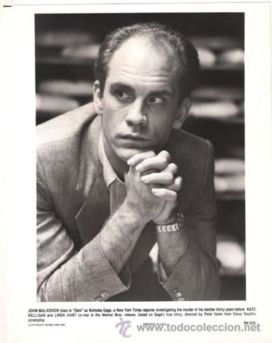 Cin&eacute;ma: FCJ 7055 JOHN MALKOVICH ELENI FOTO B/N ORIGINAL AMERICANA