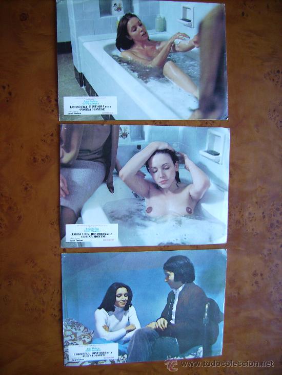Cine: LA OBSCURA HISTORIA DE LA COSINA MONTSE, con Ana Belen. 3 FOTOCROMOS.