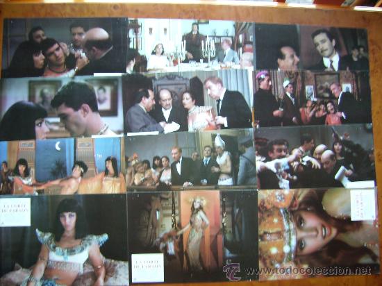 Cine: LA CORTE DEL FARAON, con Ana Belen. 12 FOTOCROMOS.