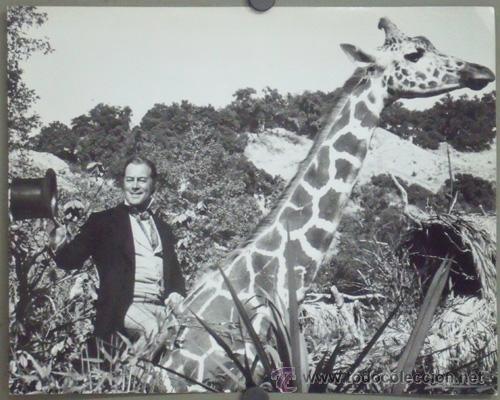 Cine: FCJ 7226 REX HARRISON EL EXTRAVAGANTE DR DOLITTLE FOTO B/N ORIGINAL AMERICANA