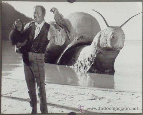 Cine: FCJ 7227 REX HARRISON EL EXTRAVAGANTE DR DOLITTLE FOTO B/N ORIGINAL AMERICANA