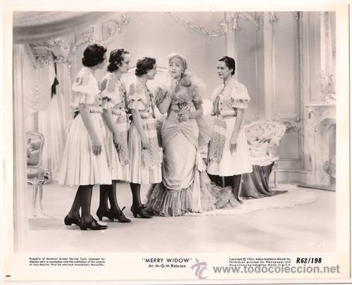 Kino: FCJ 12591D JEANETTE MACDONALD LA VIUDA ALEGRE FOTO B/N ORIGINAL AMERICANA