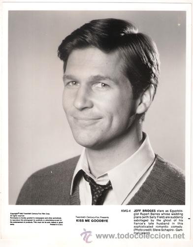 Kino: FCJ 7162 JEFF BRIDGES BESAME Y ESFUMATE FOTO B/N ORIGINAL AMERICANA