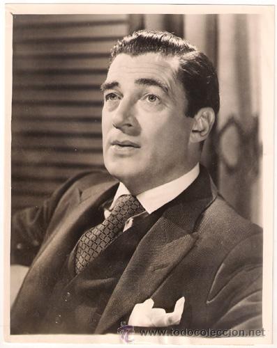 Cin&eacute;ma: FCJ 13203D WALTER PIDGEON radio CBS THE STAR AND THE STORY FOTO B/N ORIGINAL AMERICANA