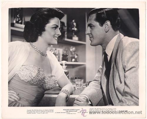 Kino: FCJ 7170 JANE RUSSELL CRAIG STEVENS THE FRENCH LINE FOTO B/N ORIGINAL AMERICANA