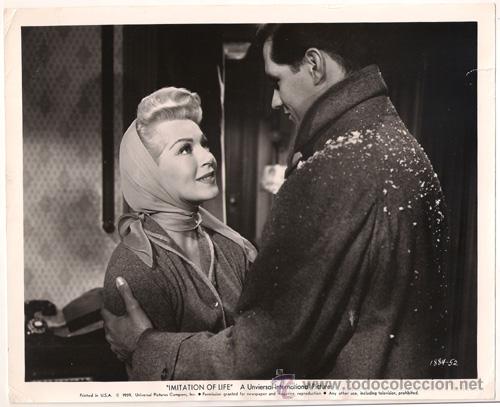 Cin&eacute;ma: FCJ 12013D LANA TURNER JOHN GAVIN IMITACION A LA VIDA FOTO B/N ORIGINAL AMERICANA