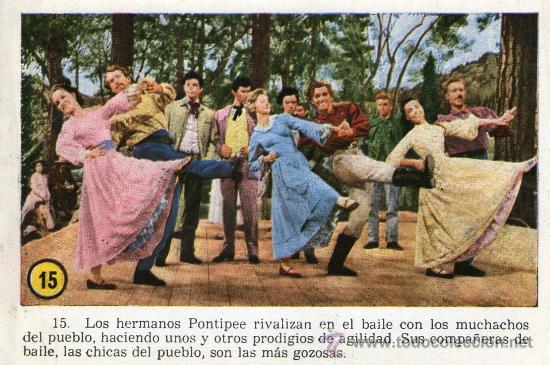 Kino: CROMO PEL&Iacute;CULA SIETE NOVIAS PARA SIETE HERMANOS NR.15 COLECCI&Oacute;N FLORITA REVISTA PARA NI&Ntilde;AS A&Ntilde;OS 50