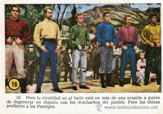 Kino: CROMO PEL&Iacute;CULA SIETE NOVIAS PARA SIETE HERMANOS NR.16 COLECCI&Oacute;N FLORITA REVISTA PARA NI&Ntilde;AS A&Ntilde;OS 50