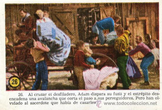 Kino: CROMO PEL&Iacute;CULA SIETE NOVIAS PARA SIETE HERMANOS NR.26 COLECCI&Oacute;N FLORITA REVISTA PARA NI&Ntilde;AS A&Ntilde;OS 50