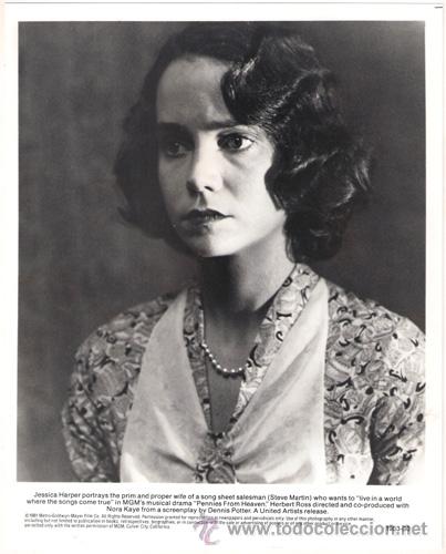 Cin&eacute;ma: FCJ 7279 JESSICA HARPER PENNIES FROM HEAVEN DINERO CAIDO DEL CIELO FOTO B/N ORIGINAL AMERICANA