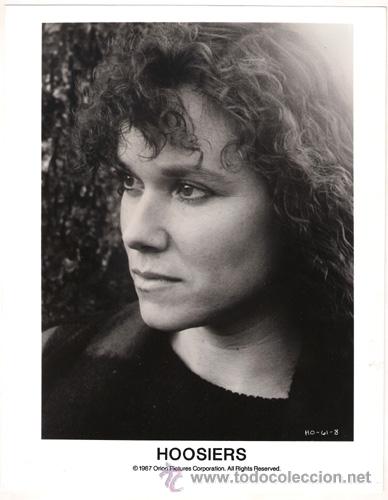Cin&eacute;ma: FCJ 7285 BARBARA HERSHEY HOOSIERS FOTO B/N ORIGINAL AMERICANA