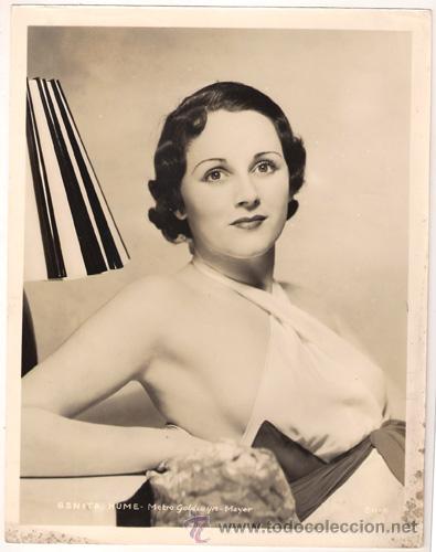 Kino: FCJ 12787D BENITA HUME FOTO B/N ORIGINAL AMERICANA